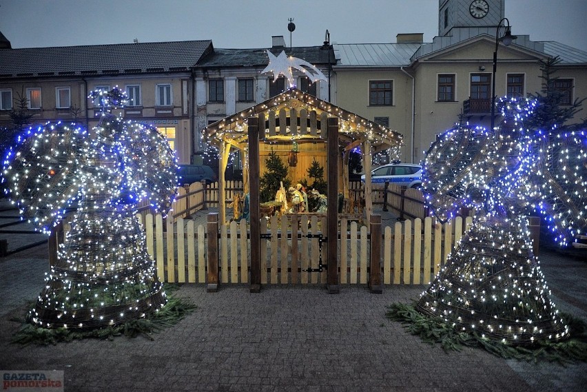 Iluminacje świetlne w Lipnie. Miasto w świątecznej szacie