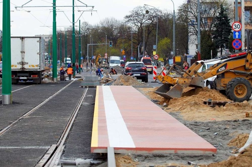 Praca na ulicy Grunwaldzkiej idzie pełną parą