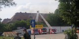 Pożar hostelu w Szczecinie. Pali się poddasze