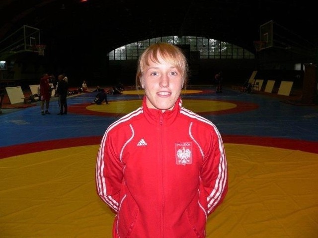 Katarzyna Krawczyk (Cement Gryf Chełm) walczyła w kategorii 55 kg