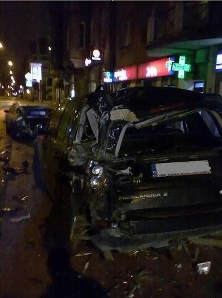 Wrocław: Pijany kierowca tira staranował siedem aut