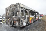 Autobus miejski doszczętnie spłonął. O krok od tragedii [zdjęcia]
