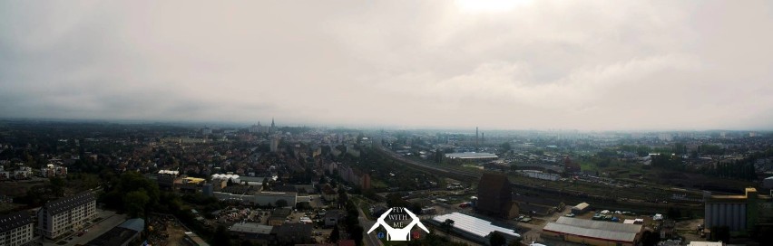 Zachmurzona panorama naszego miasta, 13 października 2020 roku
