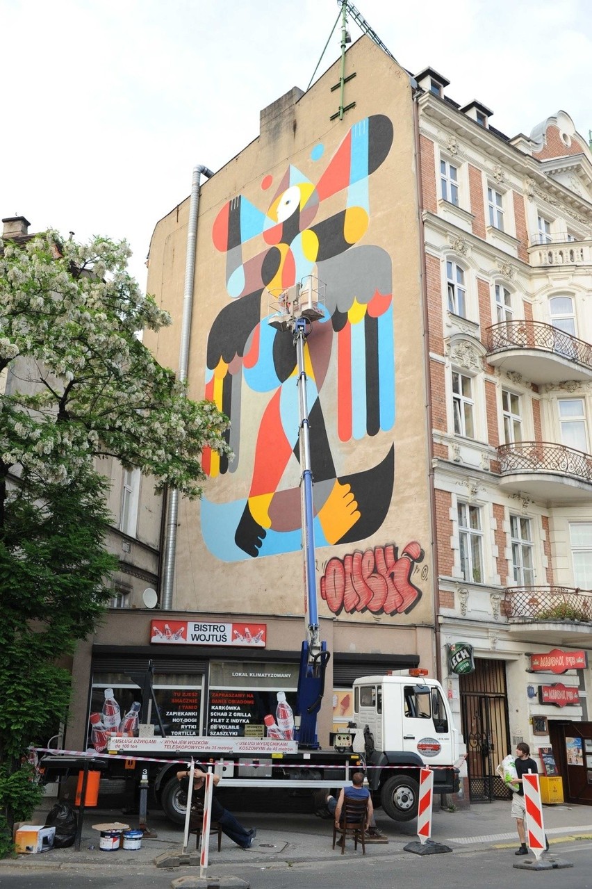 Festiwal Murali Outer Spaces 2011: Mural przy ul. Taczaka