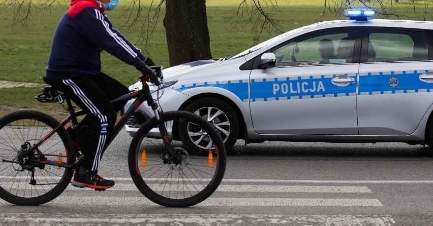 Policja odnotowała sporo wypadków z udziałem rowerzystów