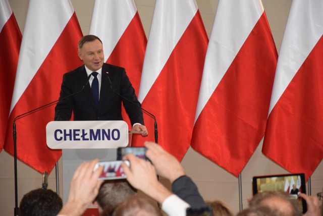 Andrzej Duda w pierwszej turze wyborów prezydenckich uzyskał największe poparcie we wszystkich gminach powiatu chełmińskiego (poza miastem Chełmnem)