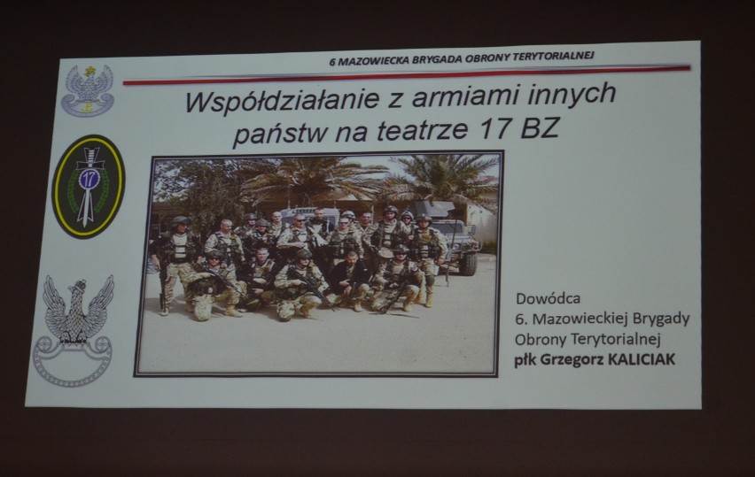 Pułkownik Grzegorz Kaliciak spotkał się z uczniami Zespołu Szkół nr 3 w Szamotułach [ZDJĘCIA]