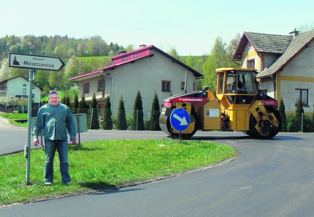 Jacek Janczak z Przysietnicy chwali wyremontowane rondo