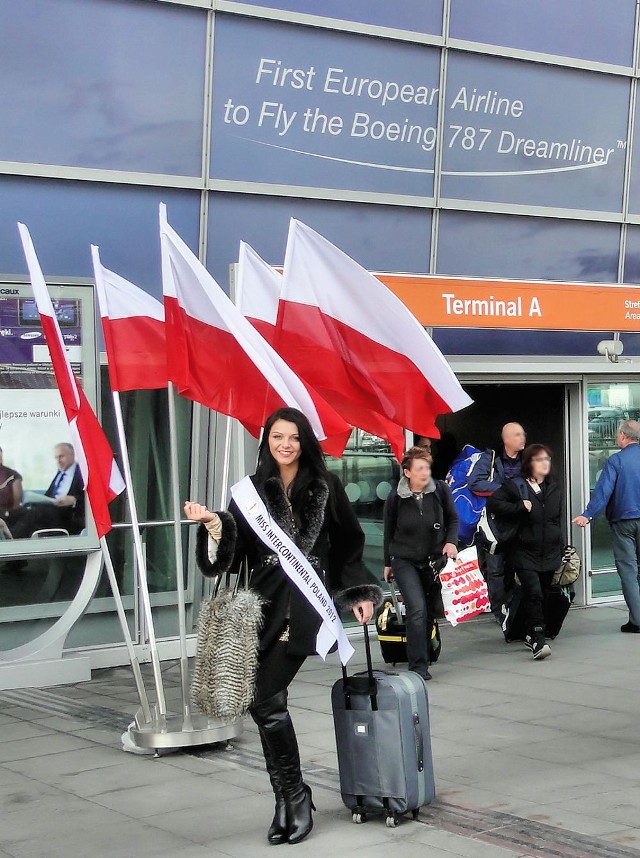 Anna Kowalska, Miss Polonia "Dziennika Łódzkiego" poleciała do Niemiec na konkurs Miss Intercontinental.