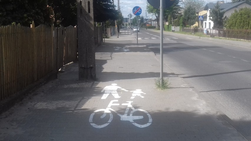 Radomsko: Ścieżka rowerowa przy odcinku Przedborskiej. Bezpieczniej na rowerze przy DK 42 [ZDJĘCIA]