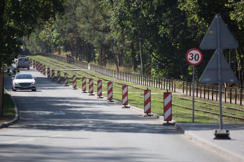 Remont torowiska na gdańskich Stogach - etap 2 0d ul....