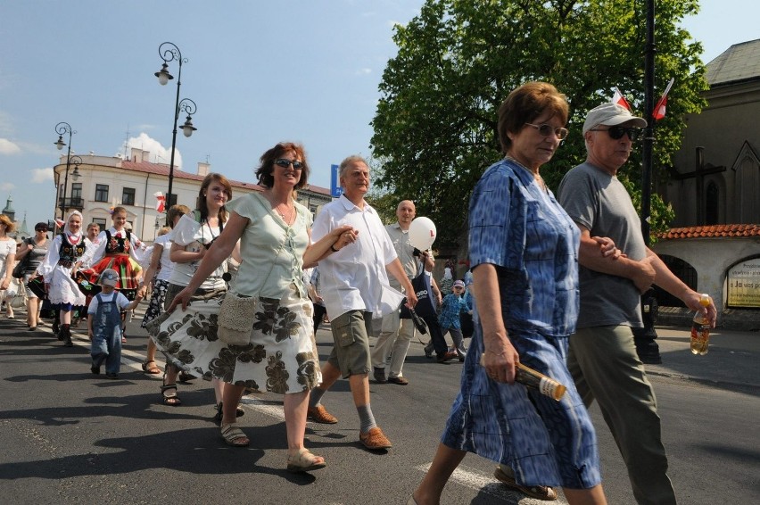 Polonez dla Lublina z okazji święta 3 Maja (WIDEO, ZDJĘCIA)