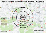 Katowice stoją w korku. Średnia prędkość to 23 km/h