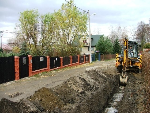 Budowa kanalizacji trwa m.in. w Kokotowie. Od marca zacznie się w Wieliczce