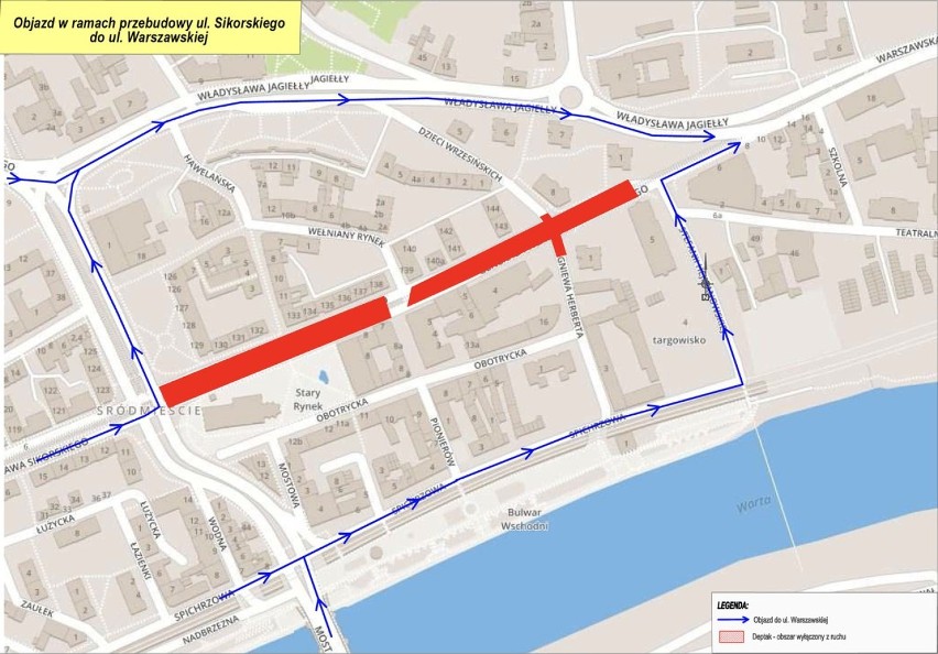 Rusza kolejny etap przebudowy ul. Sikorskiego. Kierowco: sporo się zmieni! [MAPKI]