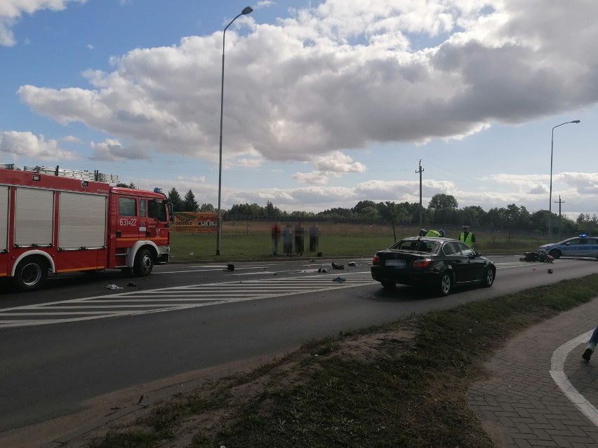 Na obwodnicy Wągrowca doszło do wypadku