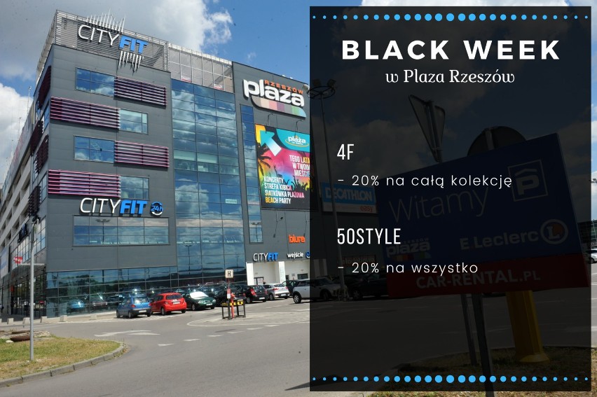 Promocje na Black Week 2020, Black Friday w Plaza Rzeszów. Przeceny już od 28 listopada [LISTA]
