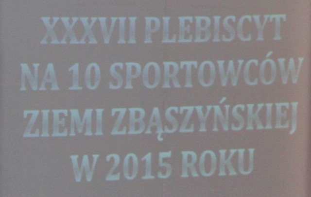 XXXVII Plebiscyt na 10 Sportowc&oacute;w Ziemi Zbąszyńskiej w roku 2015.
Fot. Dorota Michalczak