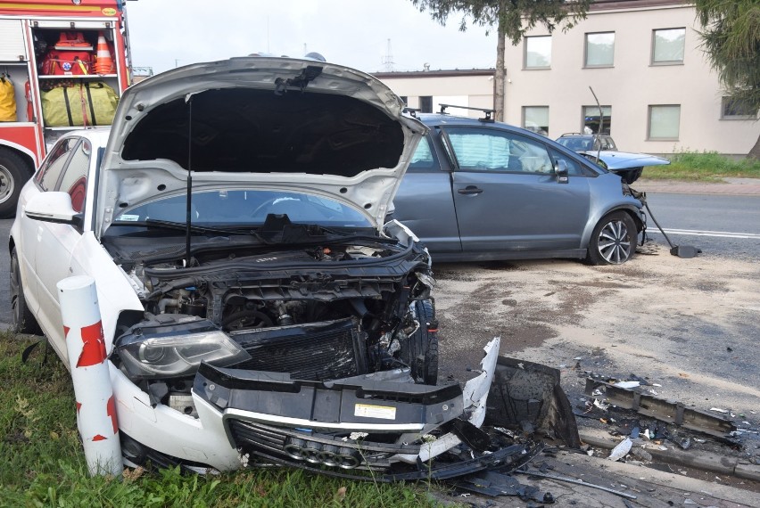 Wypadek w Kaliszu. Na ulicy Wrocławskiej zderzyły się dwie...