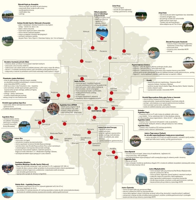 Mapa kąpielisk