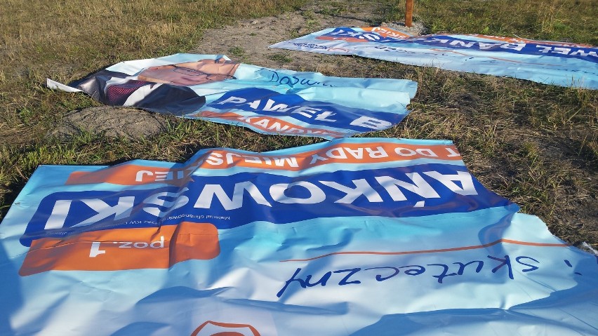 Kampania wyborcza Jaworzno. Ktoś niszczy plakaty wyborcze