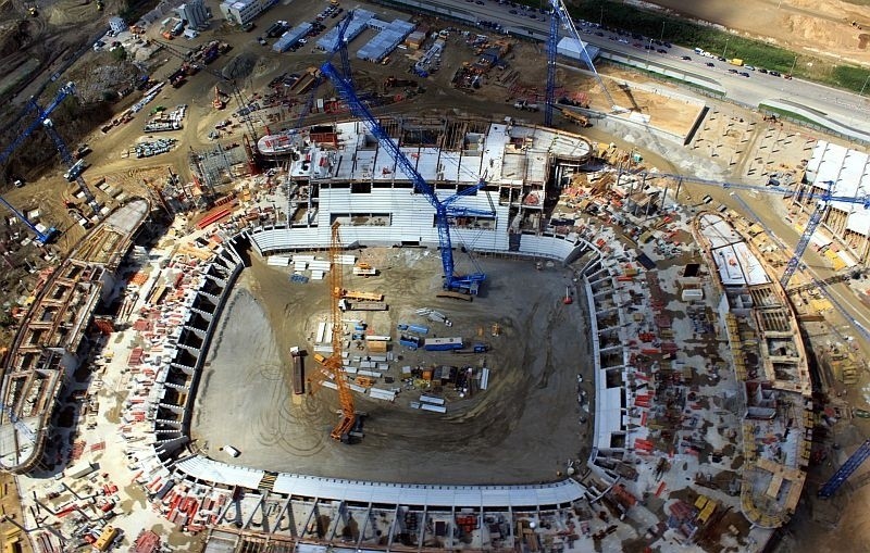 Fotoblog z budowy stadionu - 05.08.2010