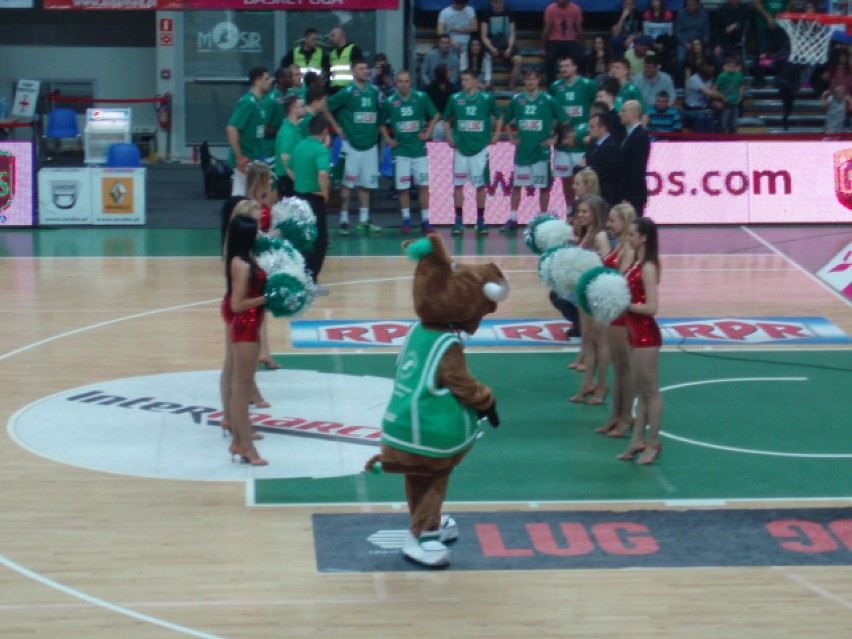 Cheerleaders Zielona Góra w meczu z Treflem Sopot