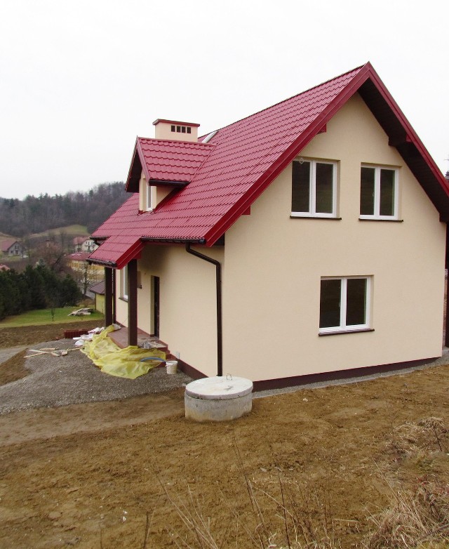 Jeden z nowych domów w gminie Gródek nad Dunajcem