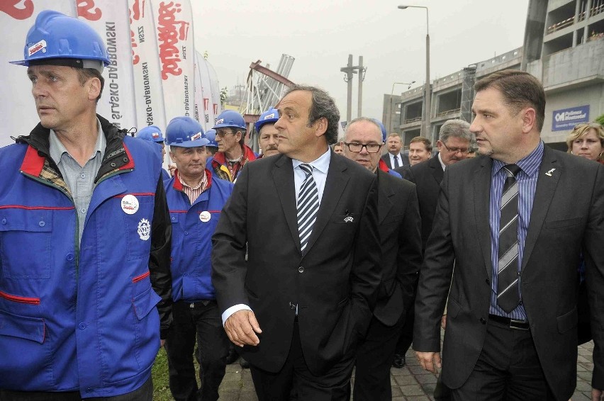 Platini w Solidarności i Alei Gwiazd [ZDJĘCIA]