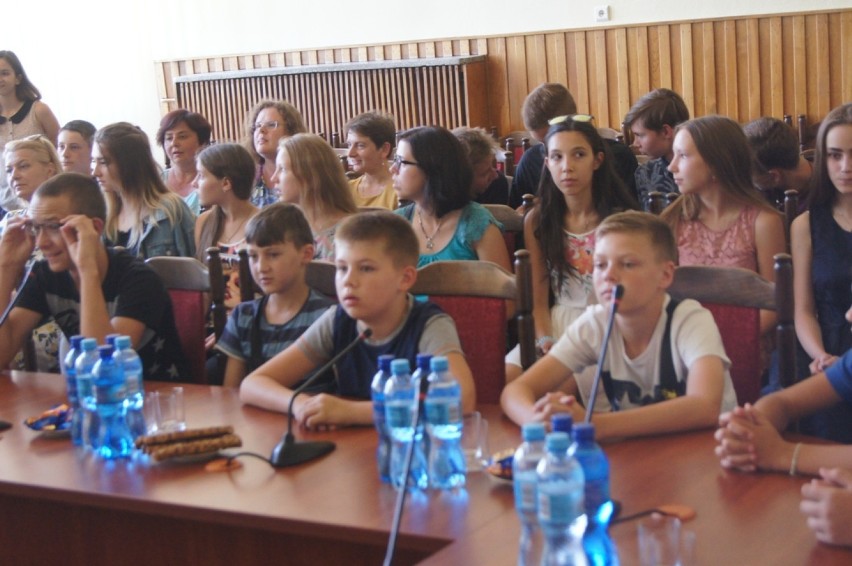 Młodzież z Ukrainy odwiedziła Radomsko