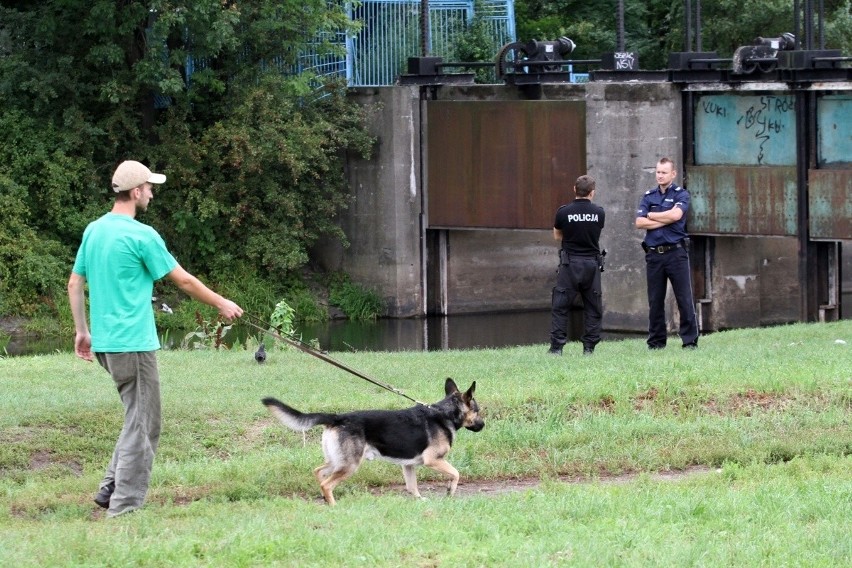 Wrocław: Policja wyłowiła z rzeki podejrzany pakunek (ZDJĘCIA)