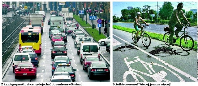 Z każdego punktu chcemy dojechać do centrum w 5 minut. I mieć do dyspozycji coraz więcej ścieżek rowerowych