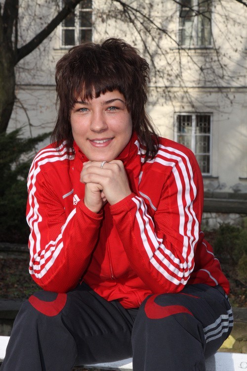 Agata Pietrzyk z Suplesu Kraśnik walczyła w kategorii 55 kg
