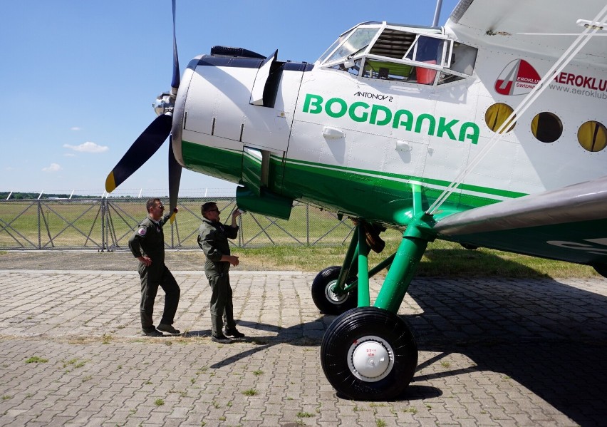 Zapraszamy na podniebną wycieczkę w okolice Świdnika, Łęcznej i Bogdanki na pokładzie samolotu Antonov-2. Zdjęcia 