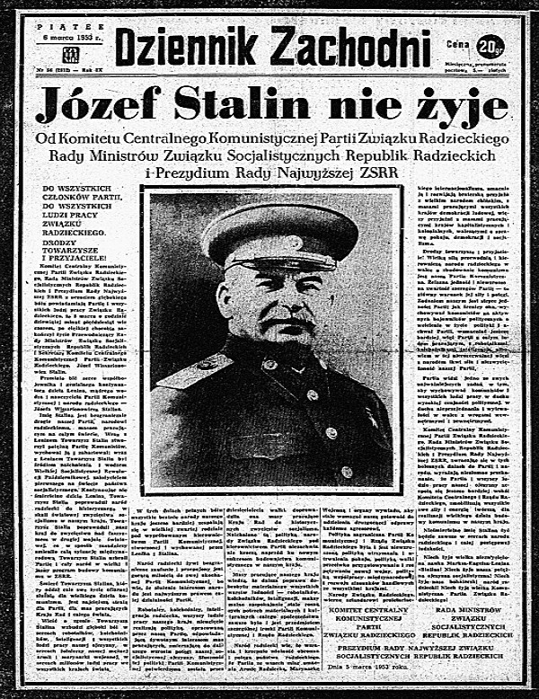 Umarł  Stalin,  znikły Katowice...