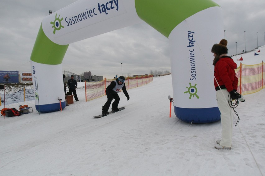 Snowboardowe zawody na Górce Środulskiej w Sosnowcu w obiektywie Marzeny Bugały [ZDJĘCIA]