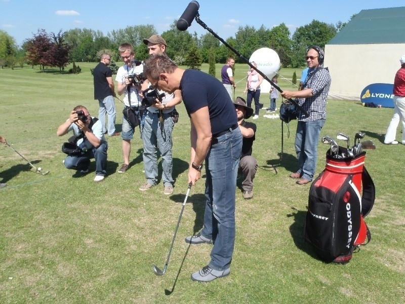 Celebryci na polu golfowym w Siemianowicach Śląskich