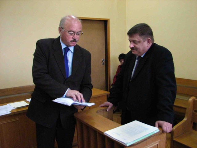 Klemens Podlejski (z lewej) wygrał w sądzie ze Zdzisławem Sewerynem