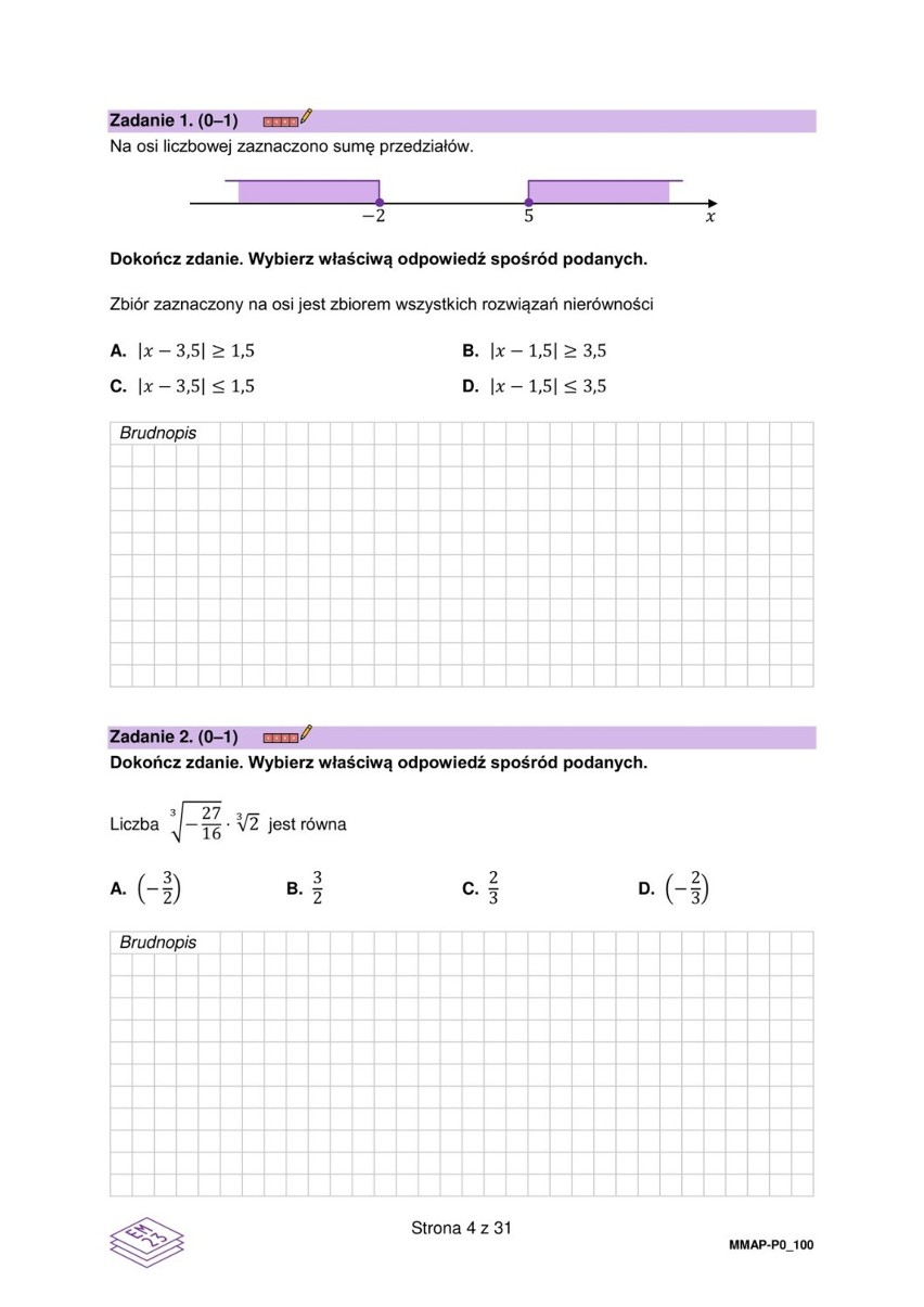 Matura 2023 z matematyki poziom podstawowy