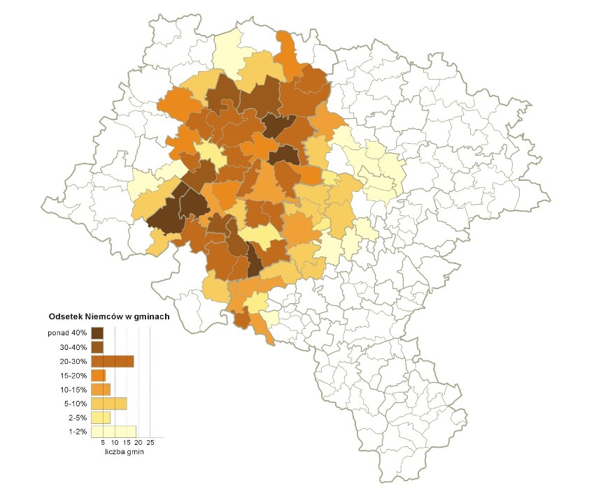 Mniejszość niemiecka na Śląsku: Prawie 35 tys. Niemców mieszka w województwie śląskim [MAPA]