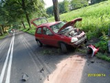 Wypadek w Przemysławiu. Ciężarówka zderzyła się z samochodem osobowym [ZDJĘCIA]