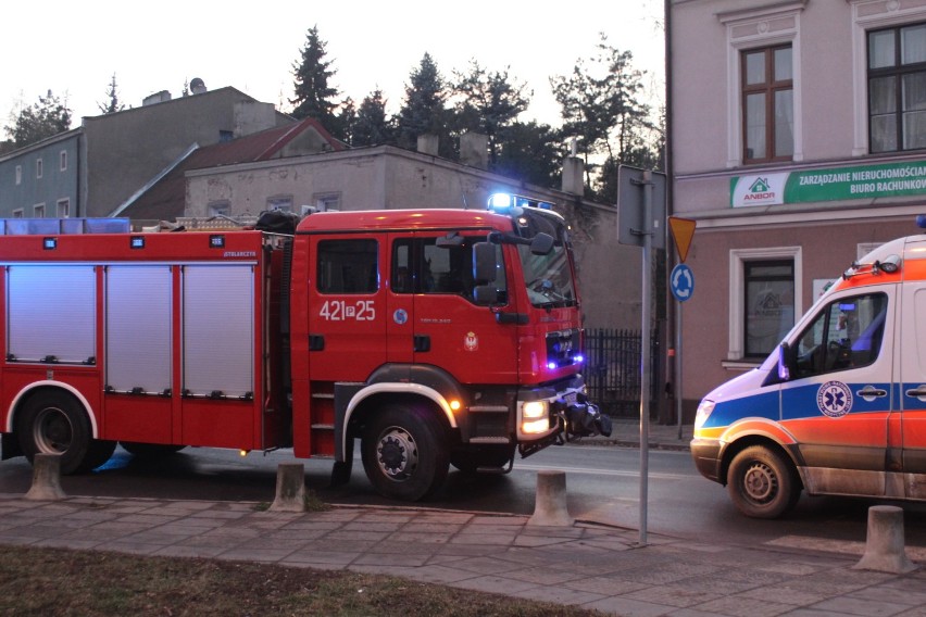 Akcja ratownicza przy ul. Krzywe Koło w Gnieźnie