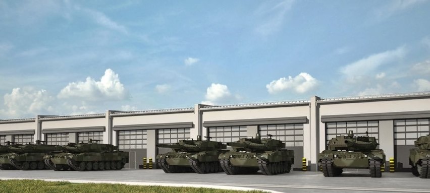 Rząd zbuduje w Warszawie siedzibę najnowocześniejszych pojazdów Wojska Polskiego. Powstaną garaże dla 128 czołgów