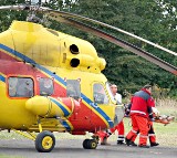 Siemianowice: helikoptery wylądują na oparzeniówce