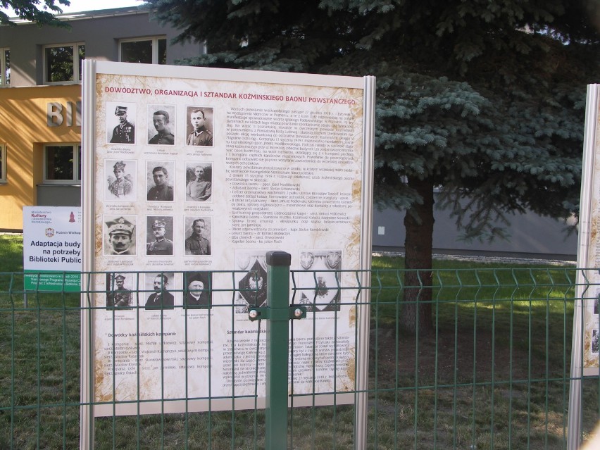 Ruszyła wystawa plenerowa w Koźminie Wlkp. na 100-lecie odzyskania niepodległości [ZDJĘCIA]