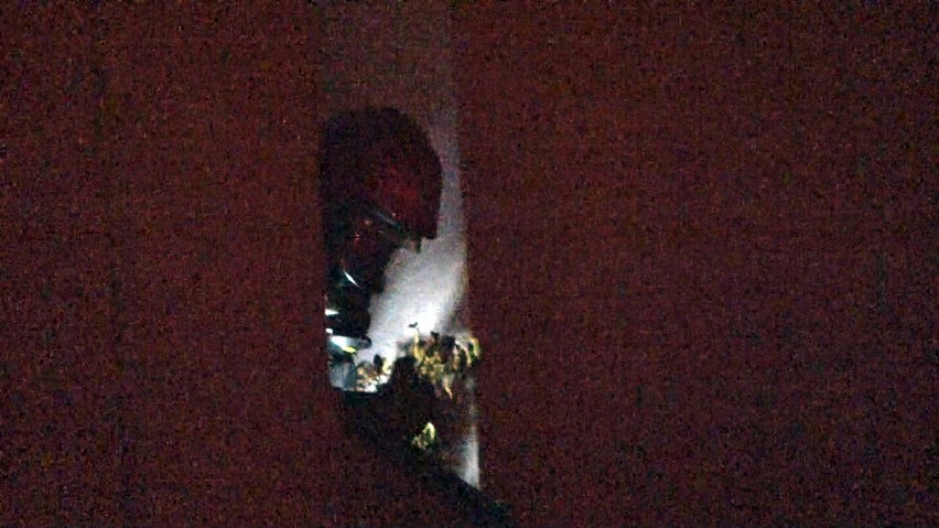 Pożar mieszkania przy ul. 1 Maja w Łodzi