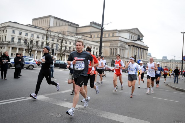 Półmaraton po ulicach Warszawy