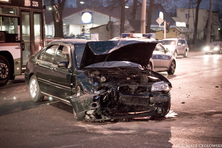 Wypadek na ul. Grabskiego w Lublinie