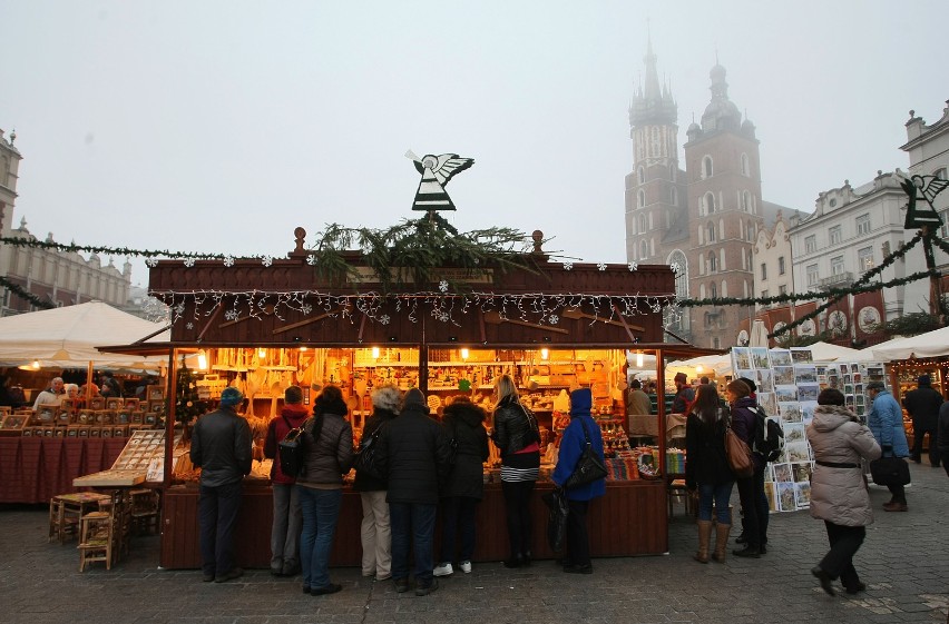 Targi Bożonarodzeniowe na krakowskim Rynku