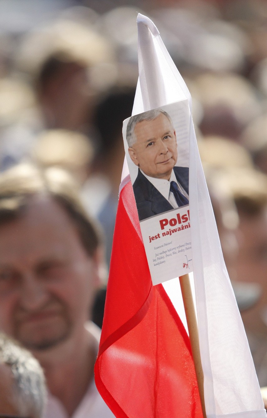 Wrocław: Jarosław Kaczyński przyjechał z kampanią (ZDJĘCIA)